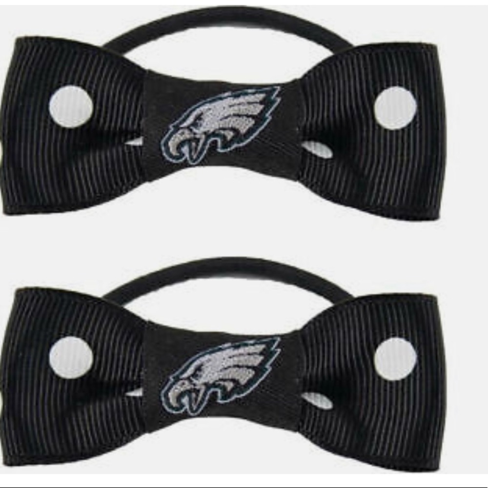 Little Earth NFL & NCAA Football logo pigtails.